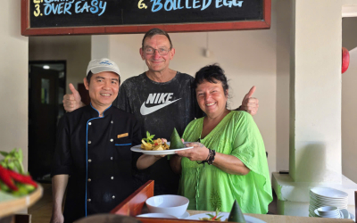 A special part of the Blue Ocean experience is our cooking class. ????